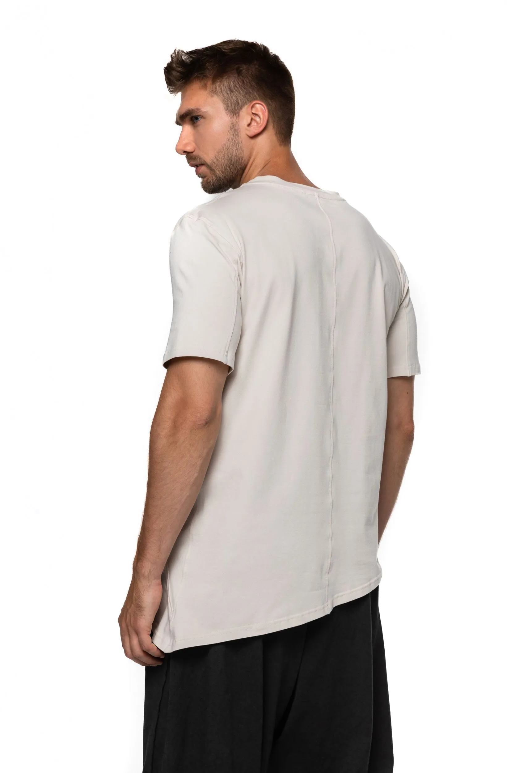 Lightweight asymmetric T-shirt