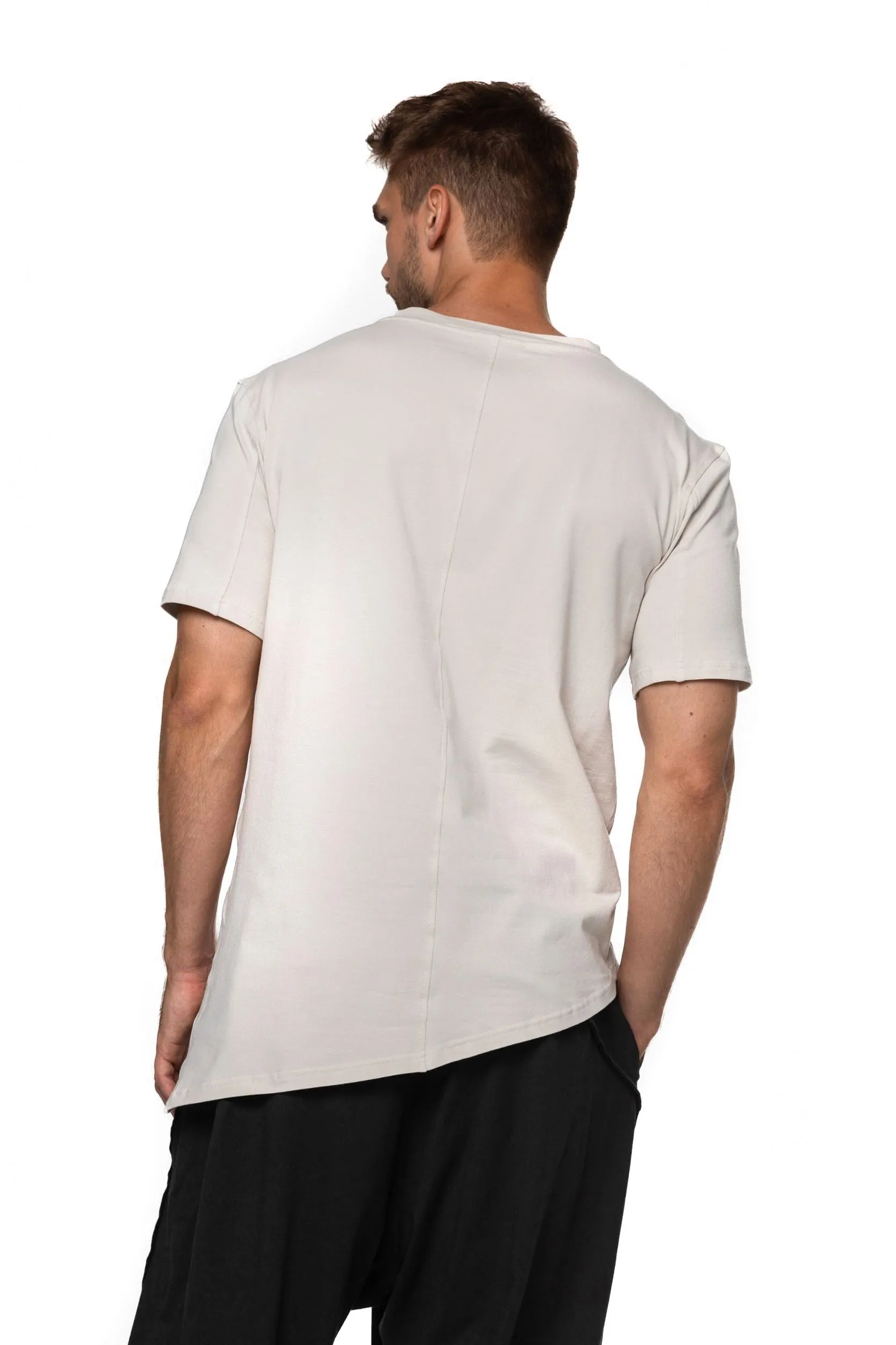 Lightweight asymmetric T-shirt