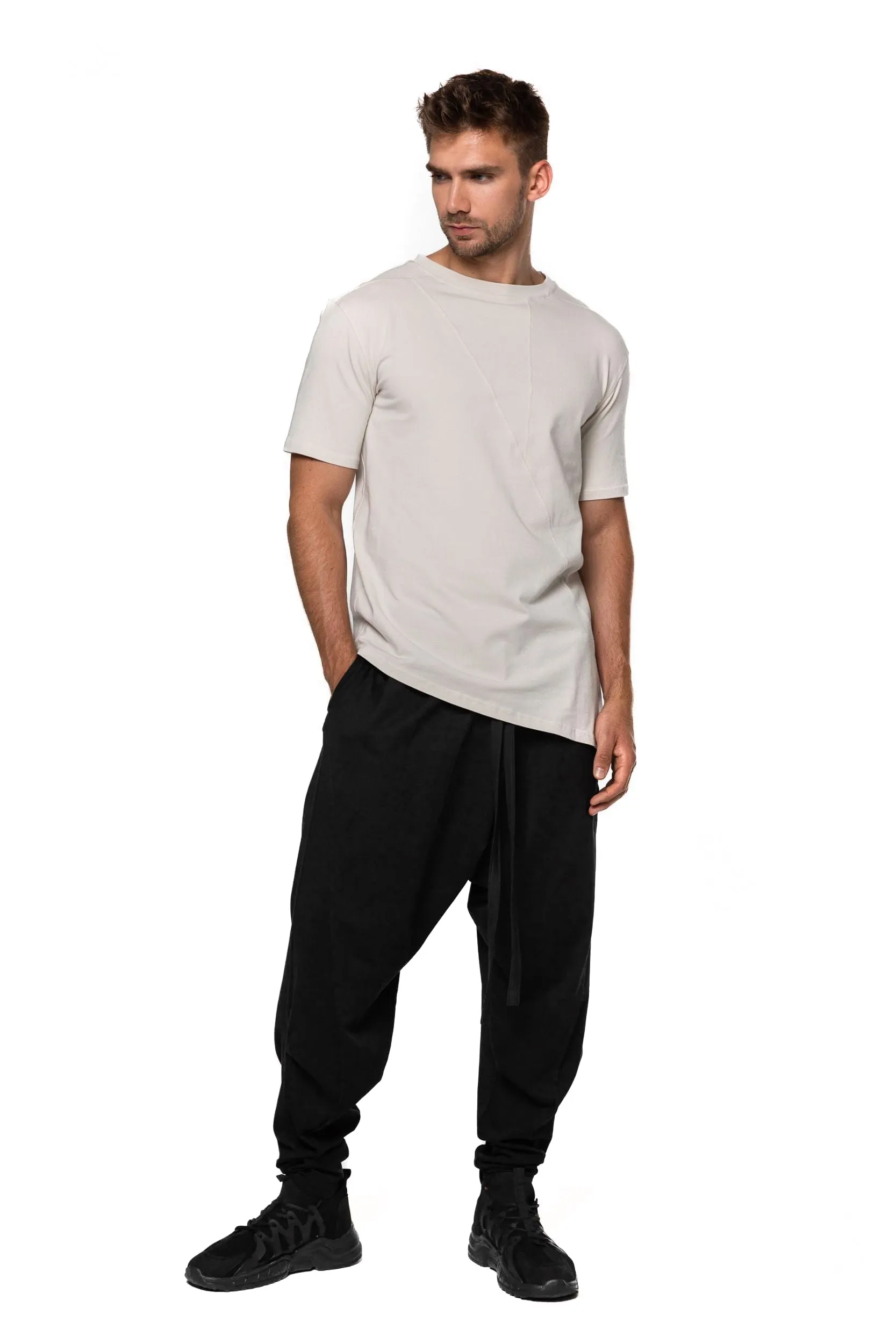 Lightweight asymmetric T-shirt