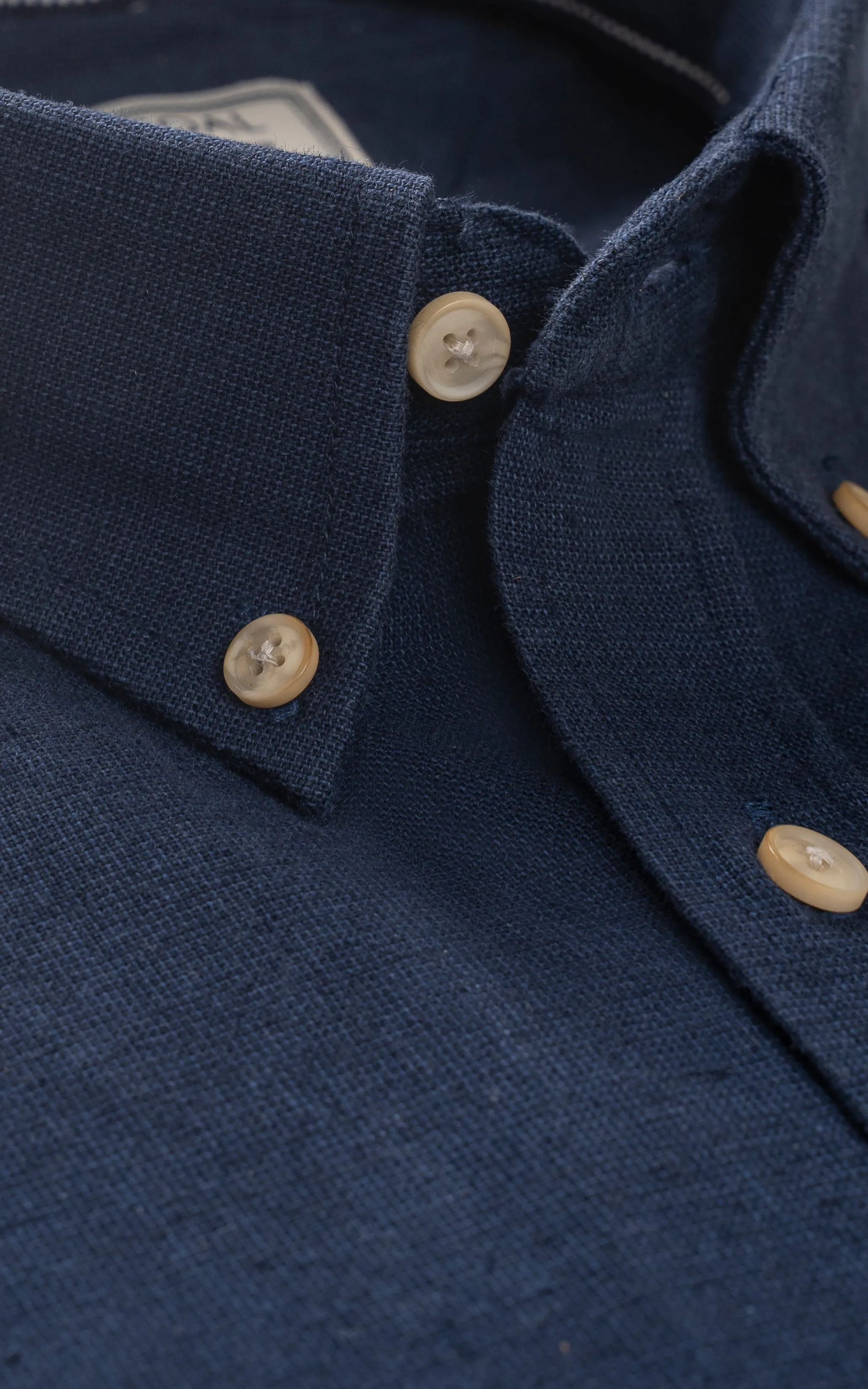 LIMITED EDITION LINEN SHIRT NAVY