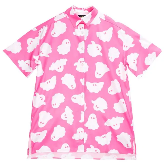 Listen Flavor pink ghost shirt