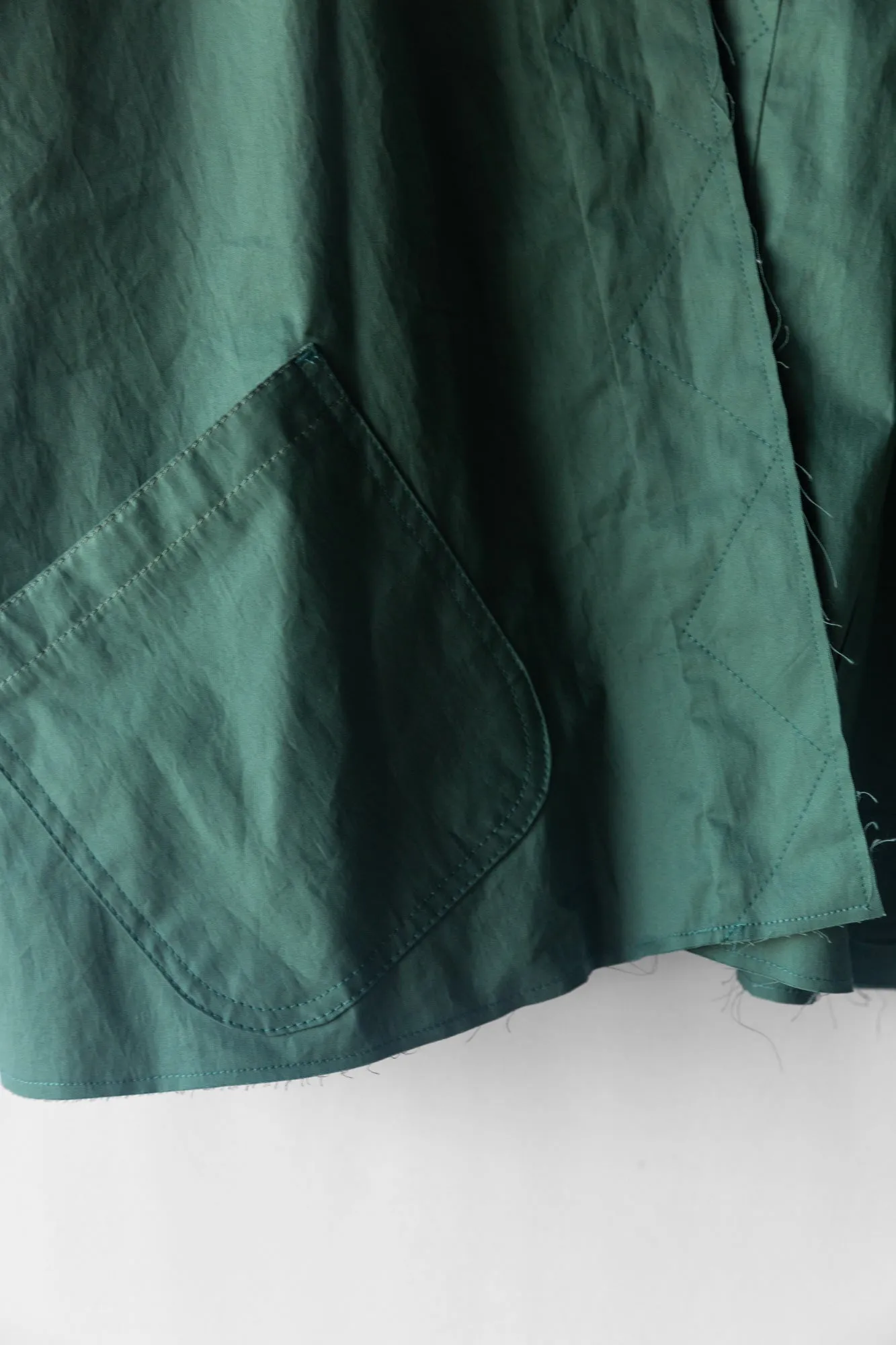 Mars Haori Jacket - Olive Poplin