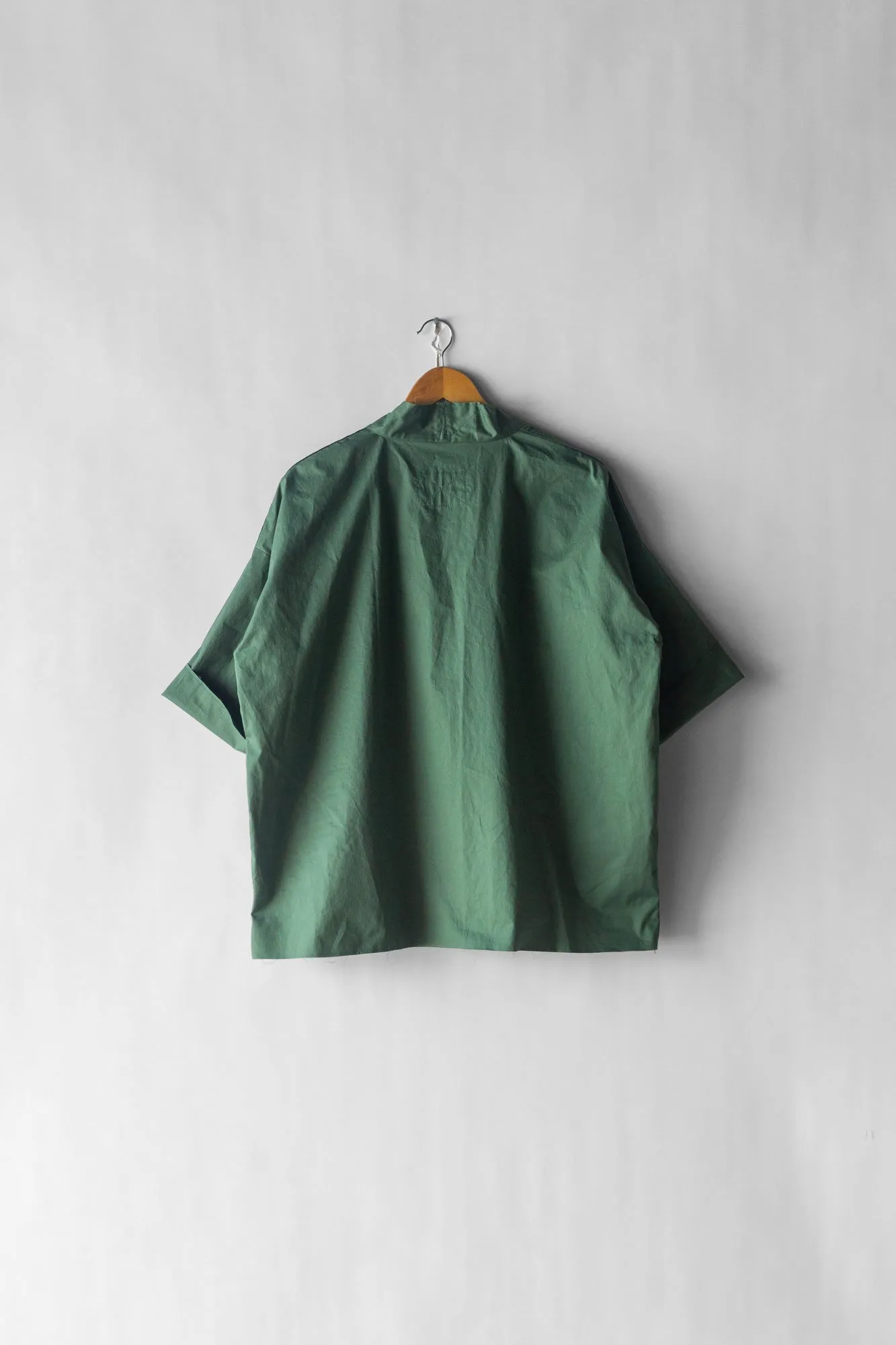 Mars Haori Jacket - Olive Poplin