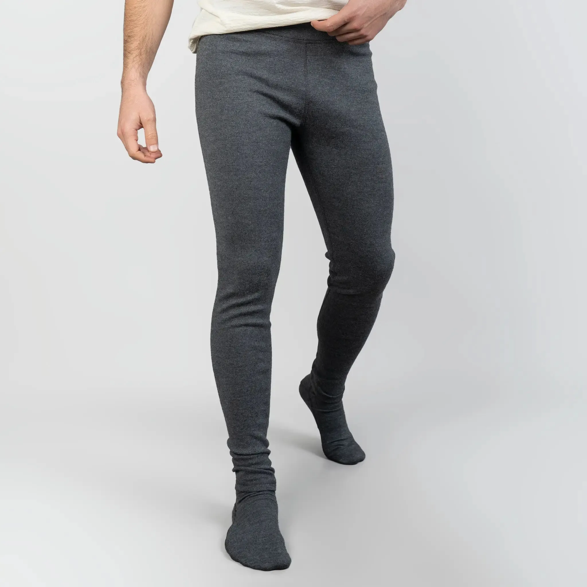 Men's Alpaca Wool Leggings: 420 Midweight