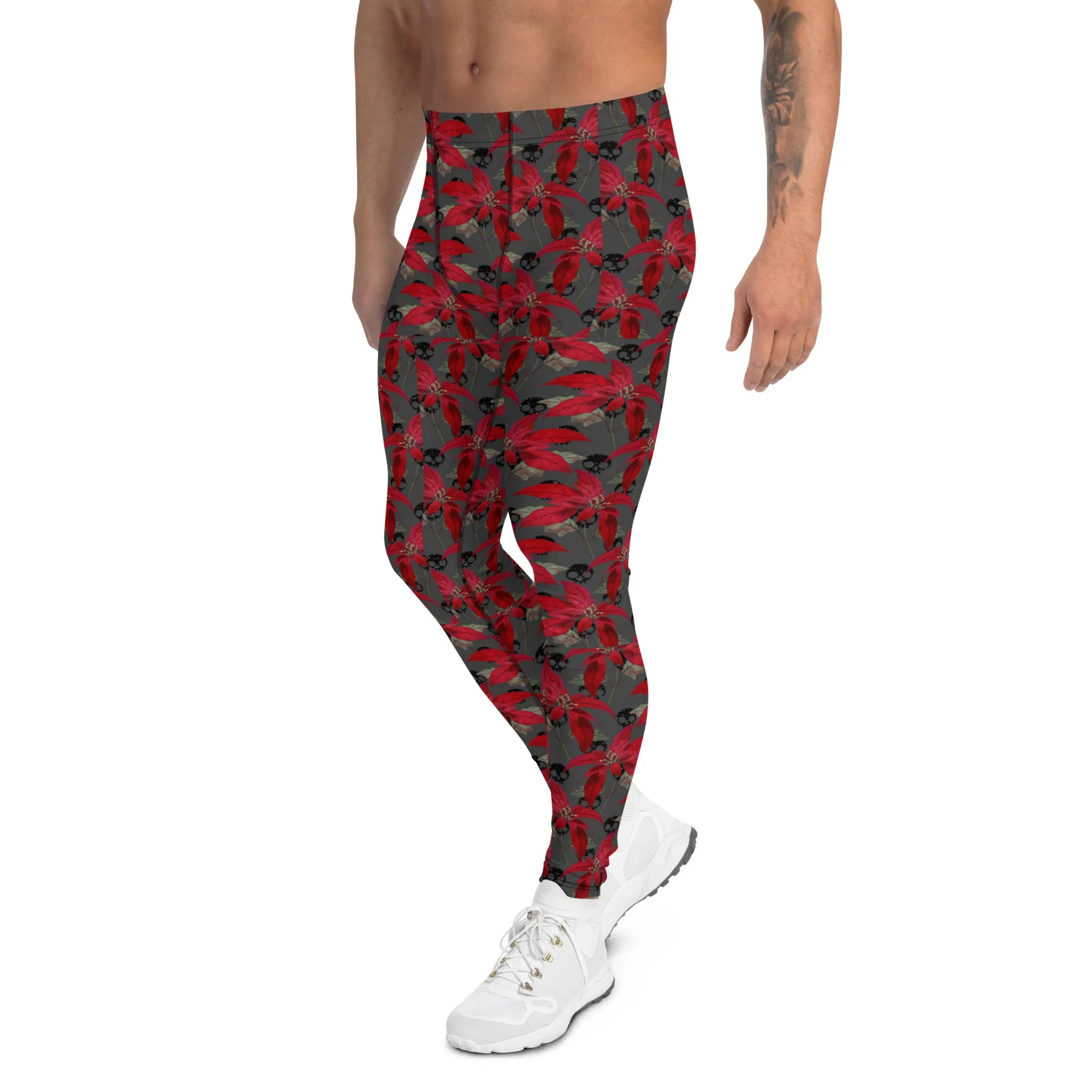 Men's Ugly Christmas Holiday Leggings – Floral