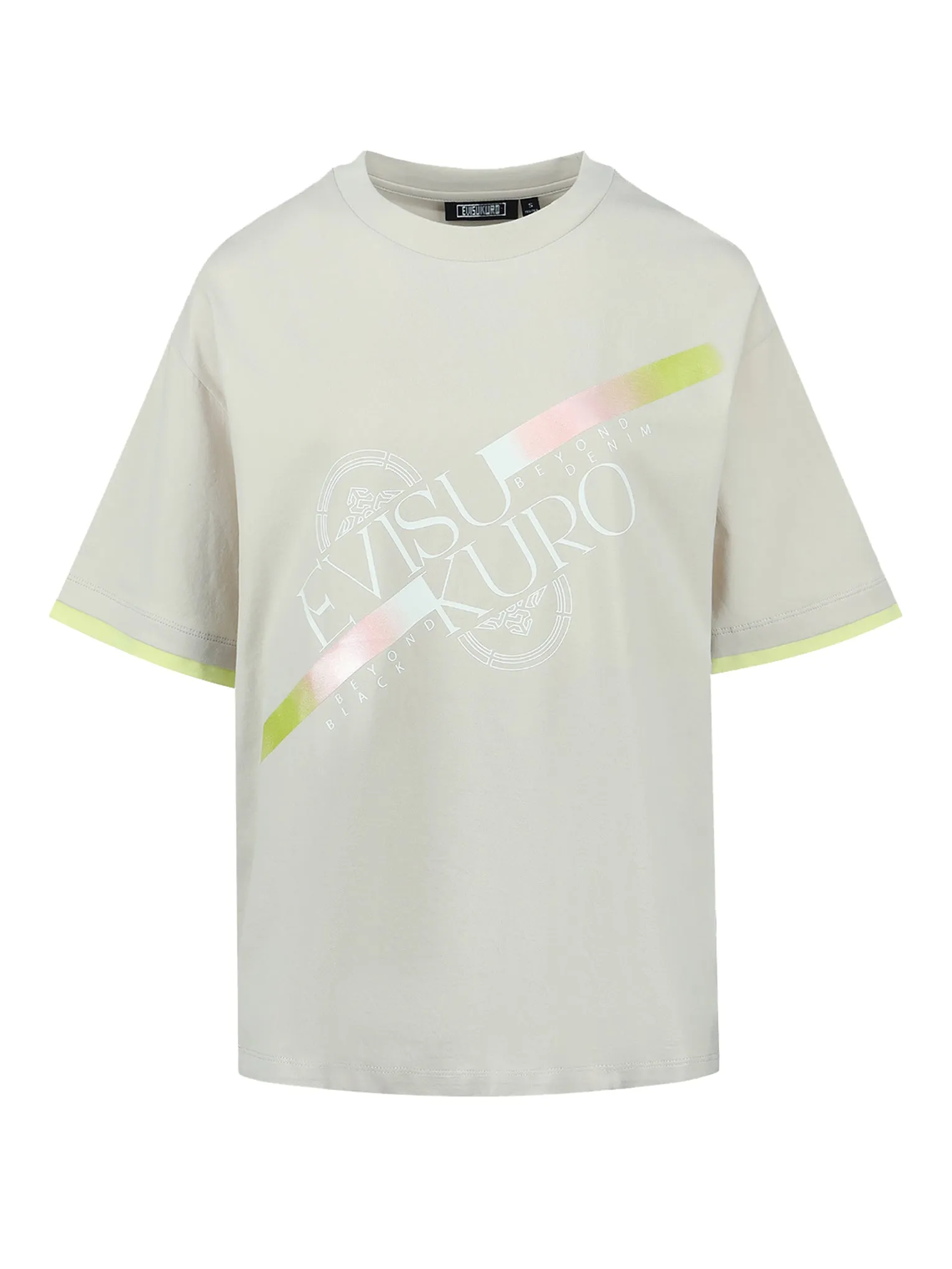 Metallic Logo Print T-shirt