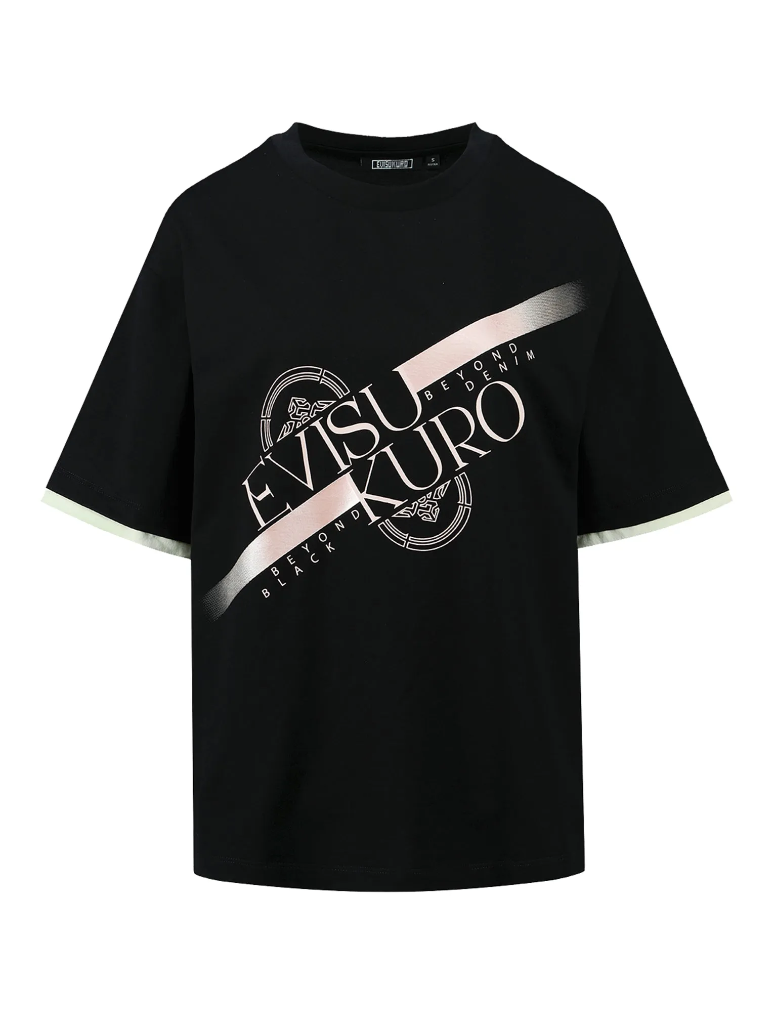 Metallic Logo Print T-shirt