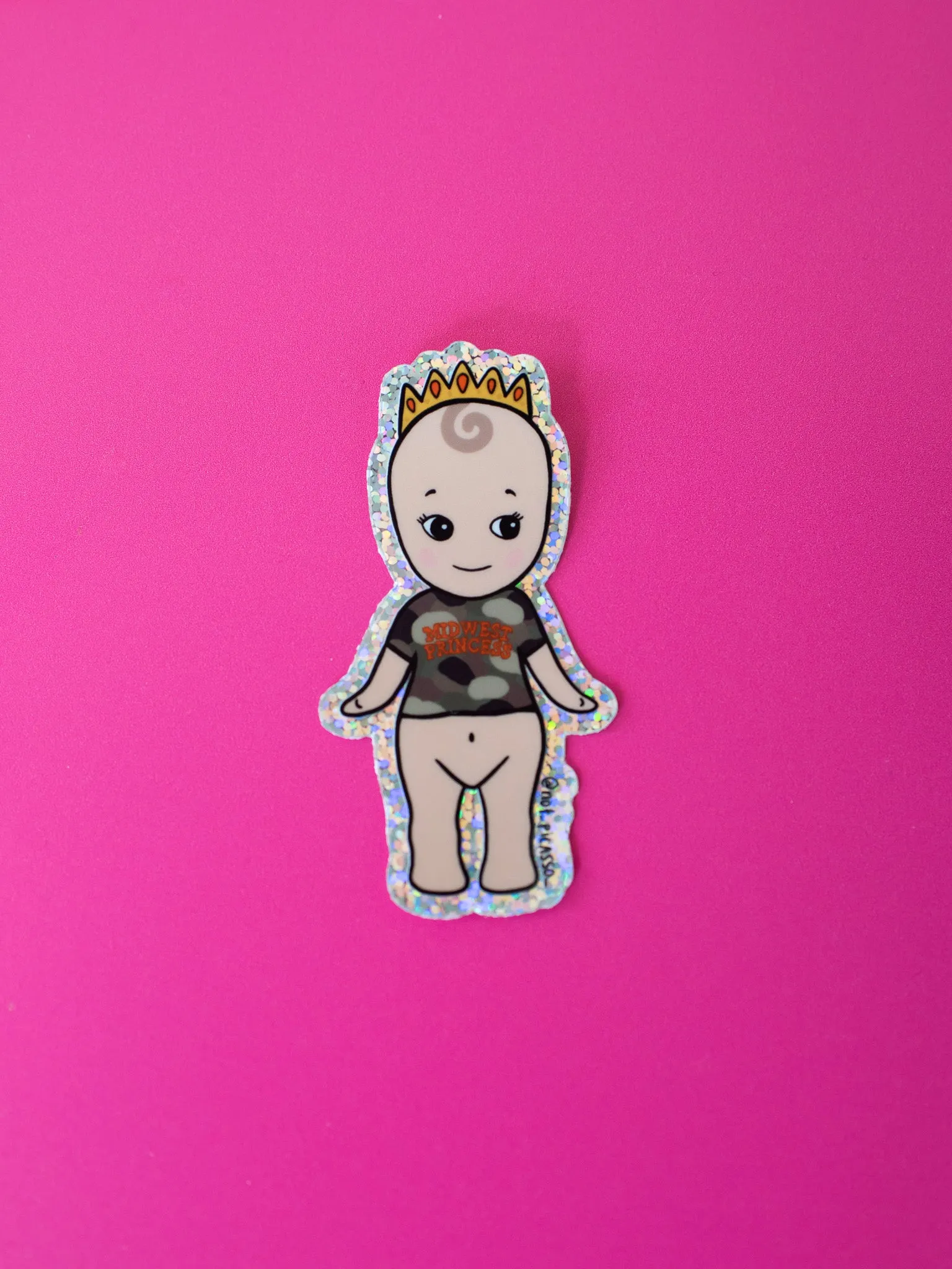 Midwest Princess Holographic Kewpie Sticker