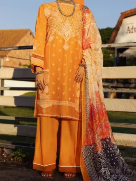 Mustard Lawn 3 Piece Unstitched - ALP-3PS-1513