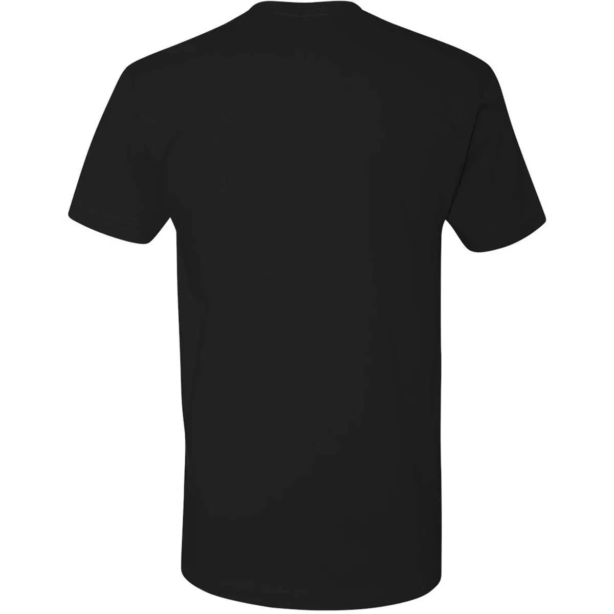 Next Level Men's Black Premium Fitted Short-Sleeve Crew