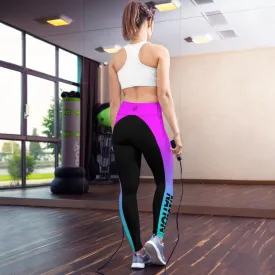 Nic Hyl x Nation Athletic Rainbow Workout Leggings