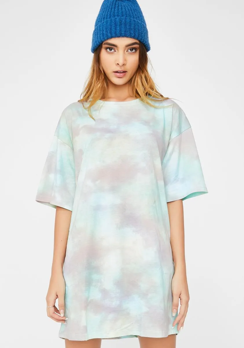 Pastel Tie Dye Sunny Kiss Dress