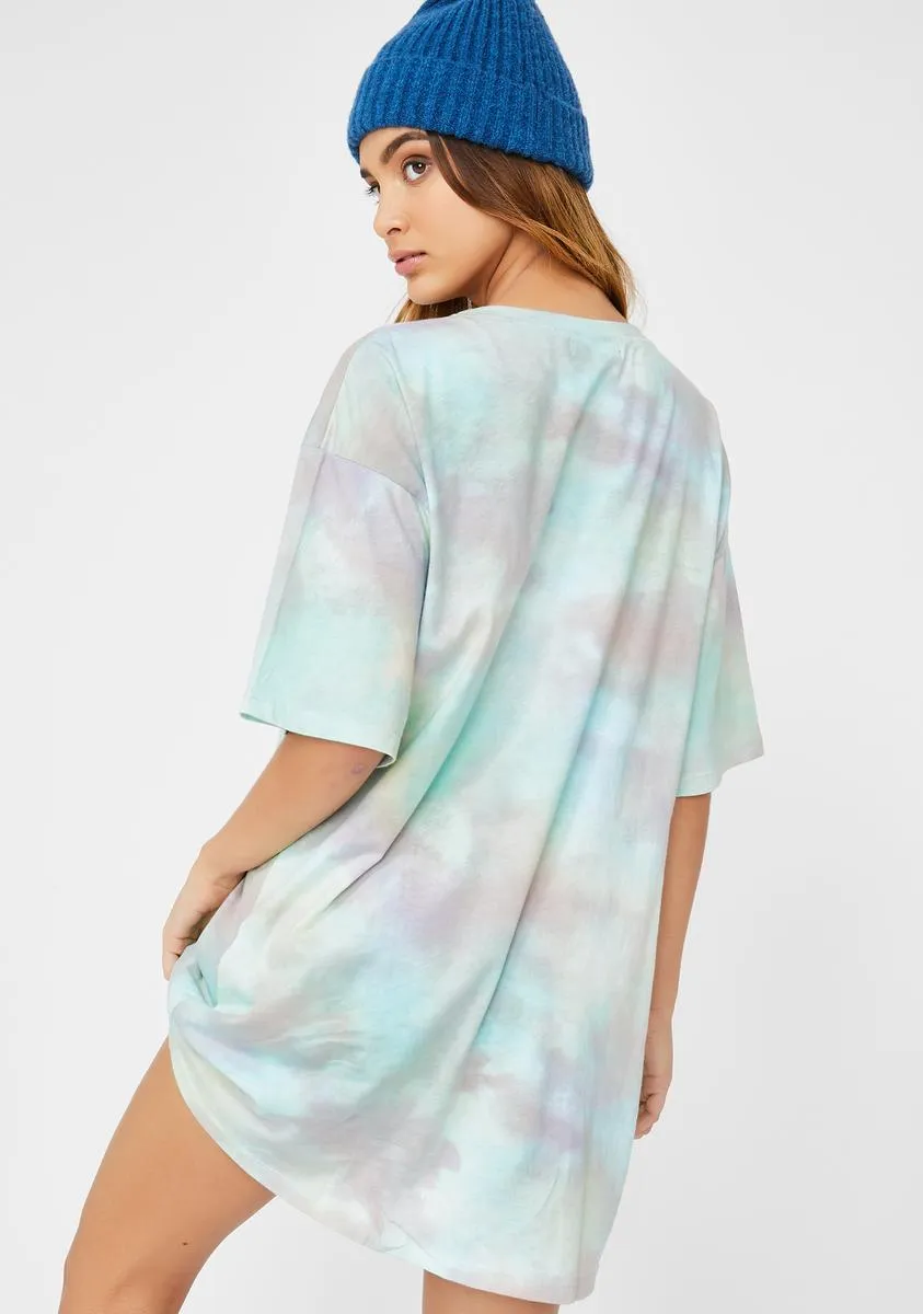 Pastel Tie Dye Sunny Kiss Dress