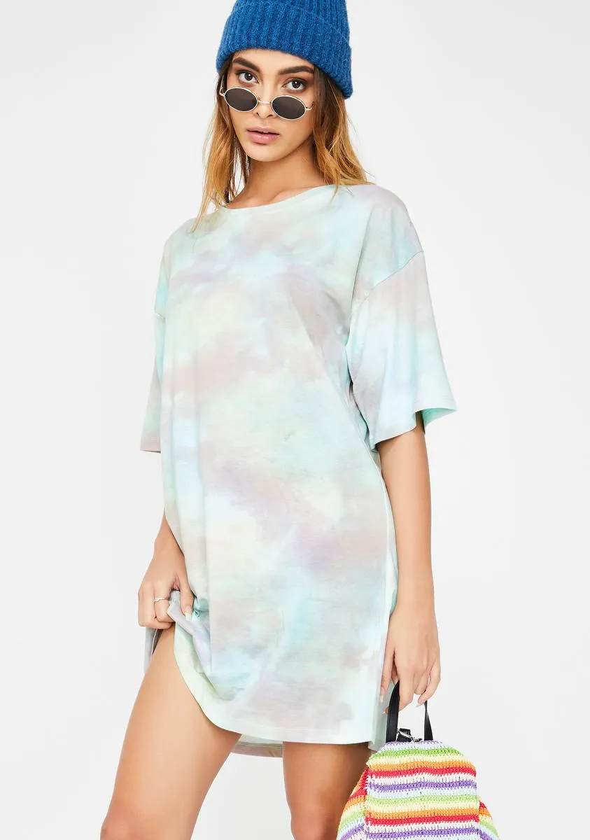 Pastel Tie Dye Sunny Kiss Dress