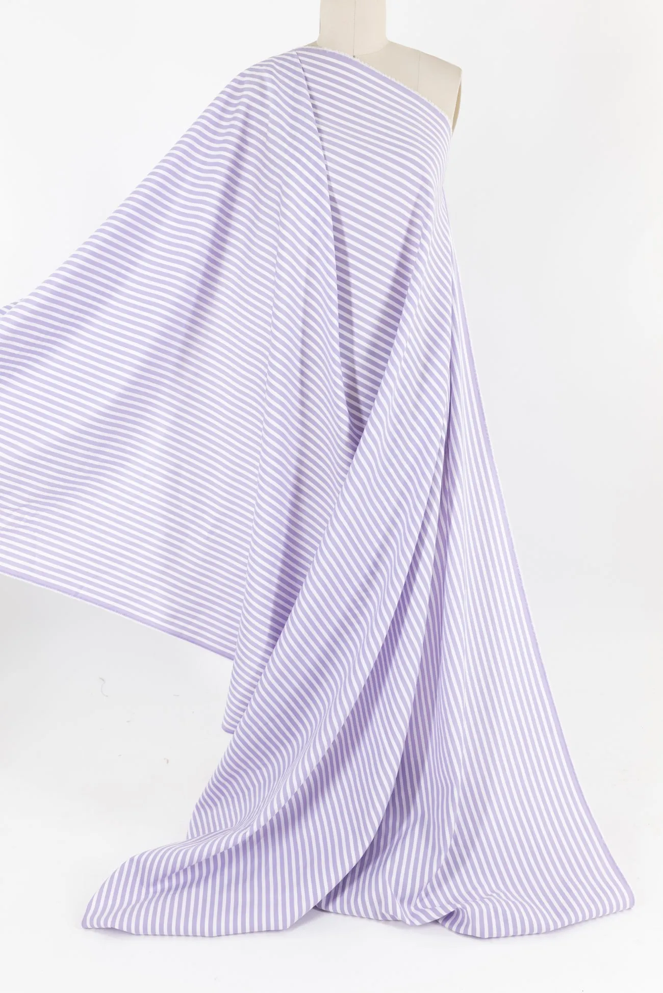 Patsy Purple Stripe Japanese Cotton Woven