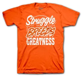 Retro 4 Orange Metallic Struggle Breeds Shirt