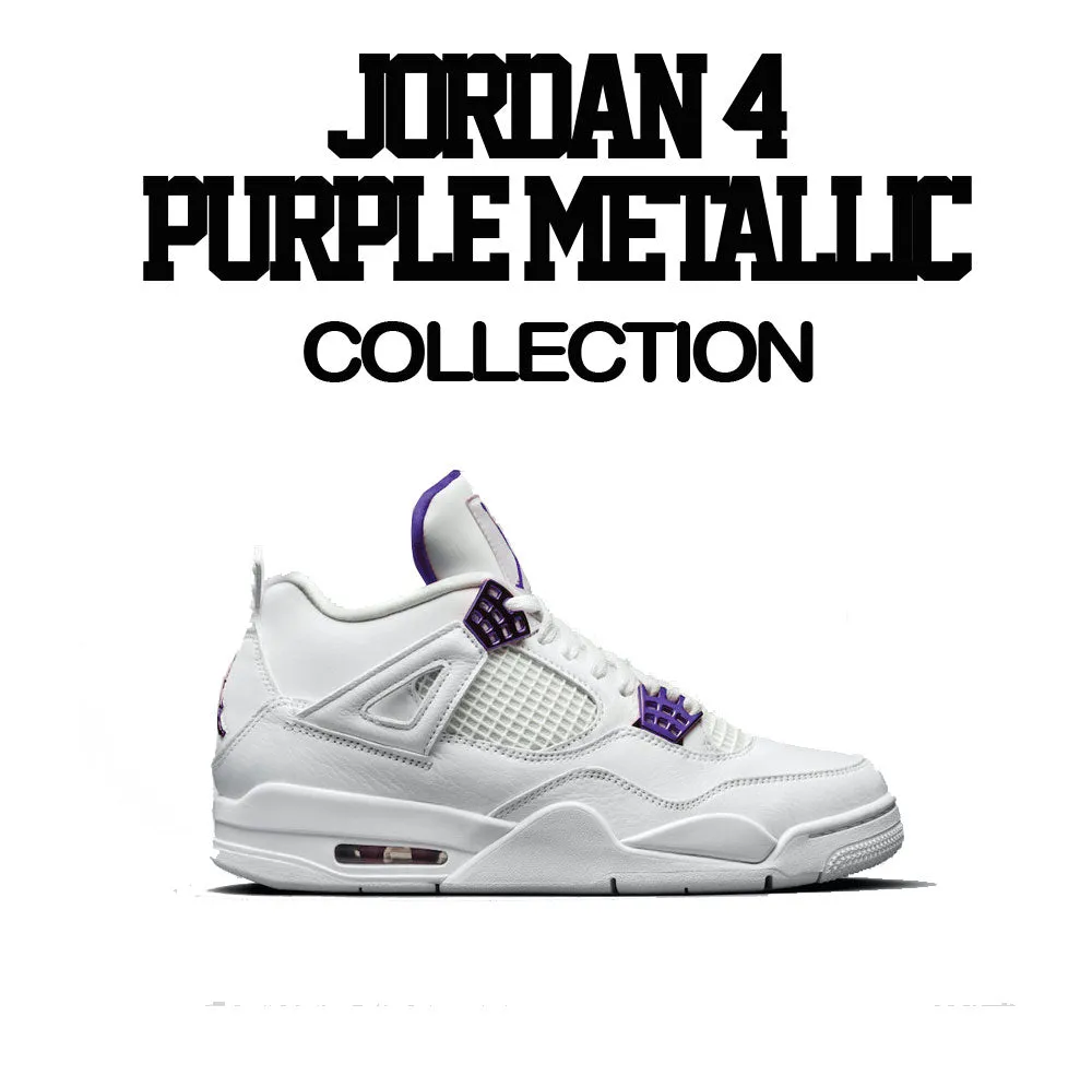 Retro 4 Purple Metallic Gotta Be Shoes Shirt