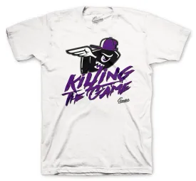 Retro 4 Purple Metallic Killing the Game Shirt