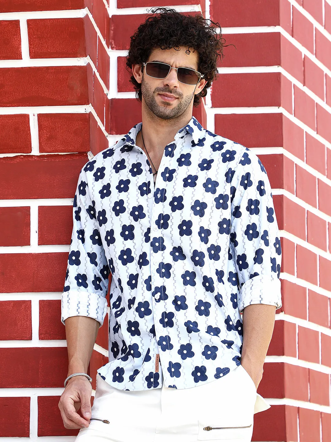 Retro-Bloom Tactile Shirt