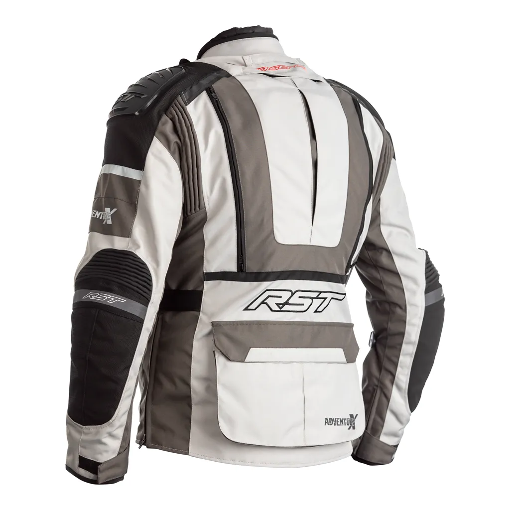 RST Pro Series Adventure-X Waterproof Textile Jacket - Grey / Silver