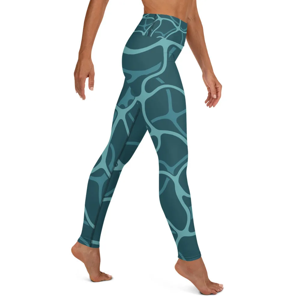 Sea Inspired Yoga Leggings