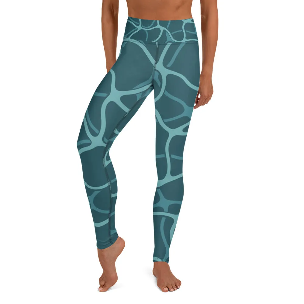 Sea Inspired Yoga Leggings