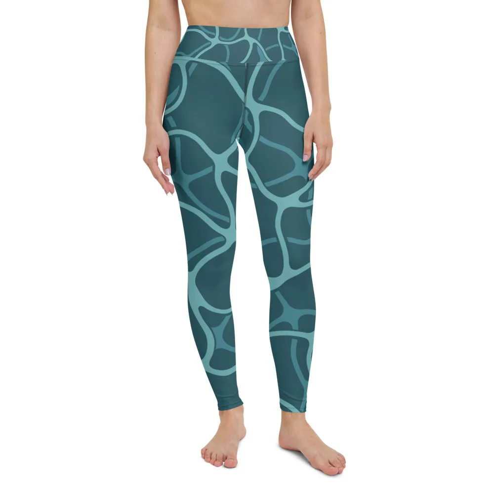 Sea Inspired Yoga Leggings