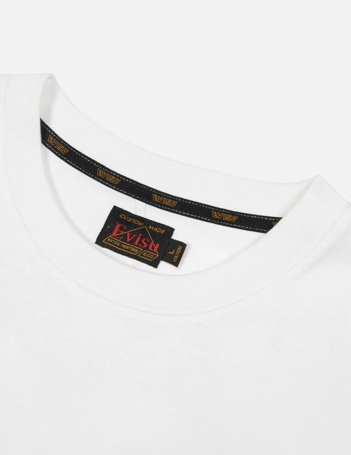 Seagull and Stacked Badge Print Daicock Relax Fit T-shirt