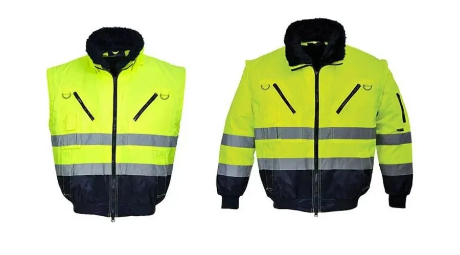 SNVGMP, WINTER JACKET 3 IN 1 PESSO PILOT, HI VIS YELLOW