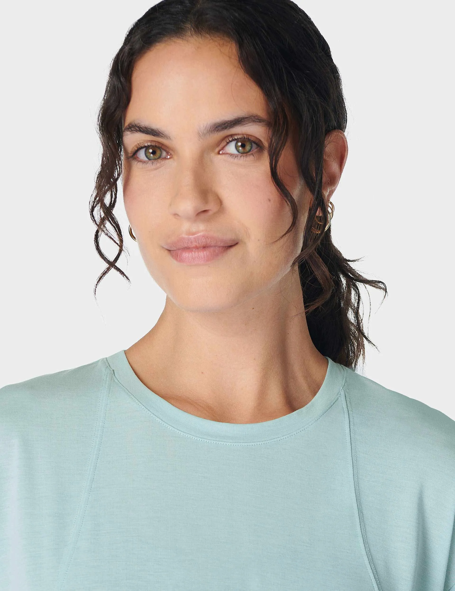 Soft Flow Studio T-Shirt - Muted Teal Blue