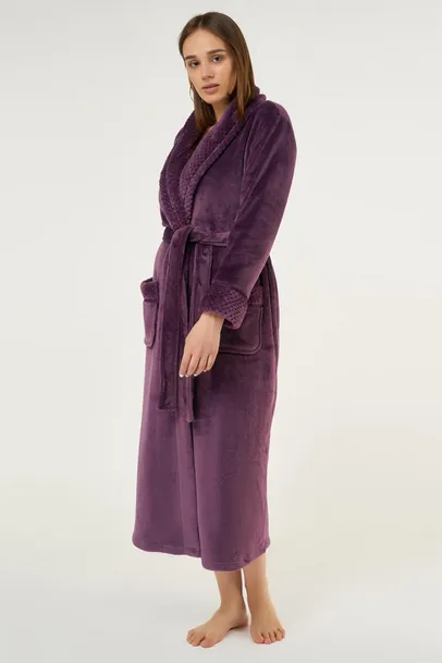 Soft Plush Fleece Women's Robe