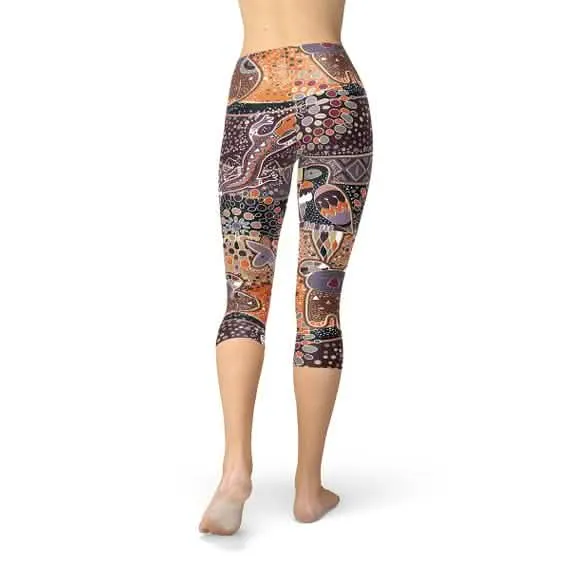 Spirit of Dreamtime Women's Capri Leggings