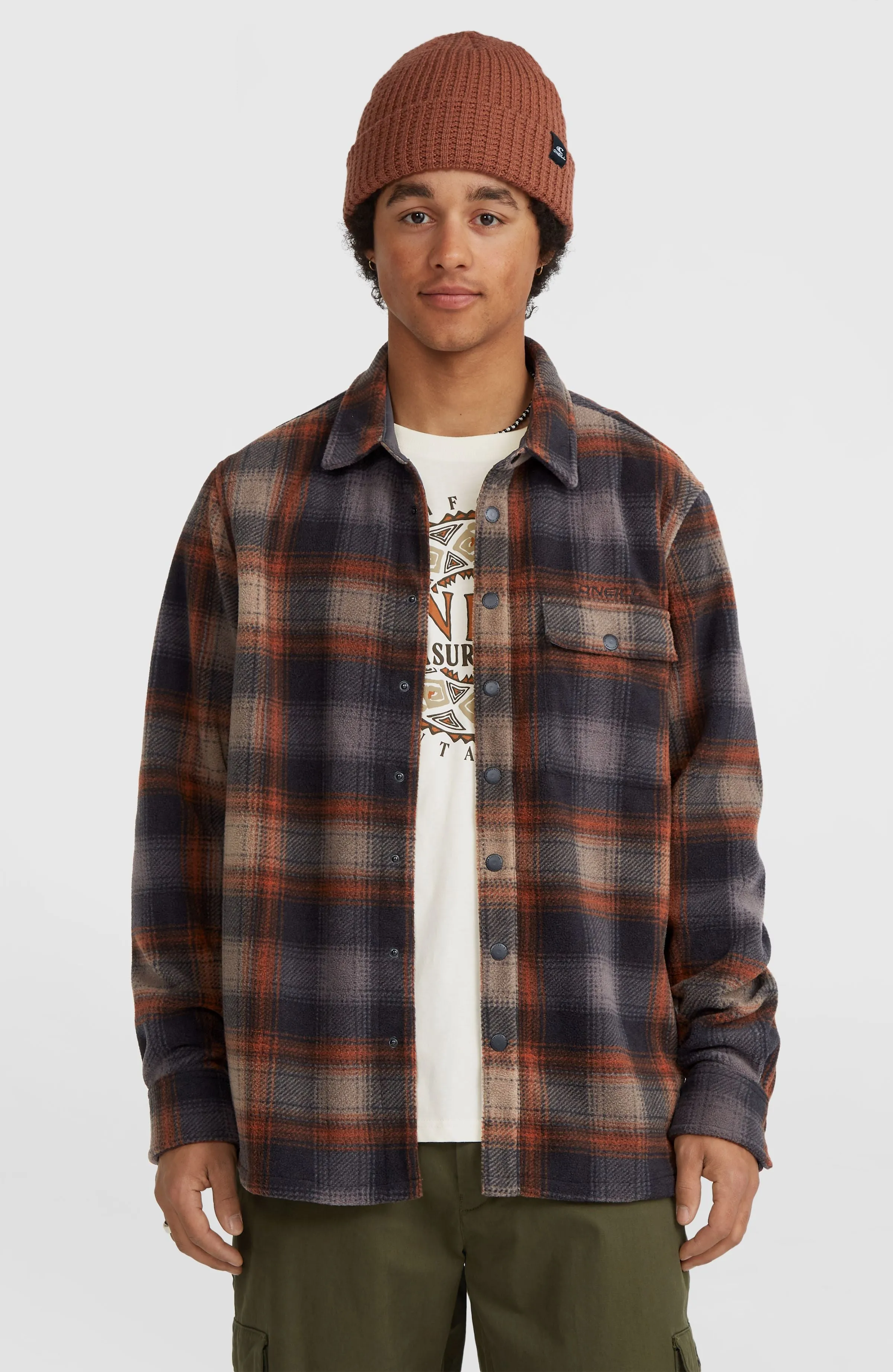 Superfleece Shirt | Grey Check Small