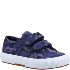 Superga 2750 Kids Straps Camo Ripstop Trainer