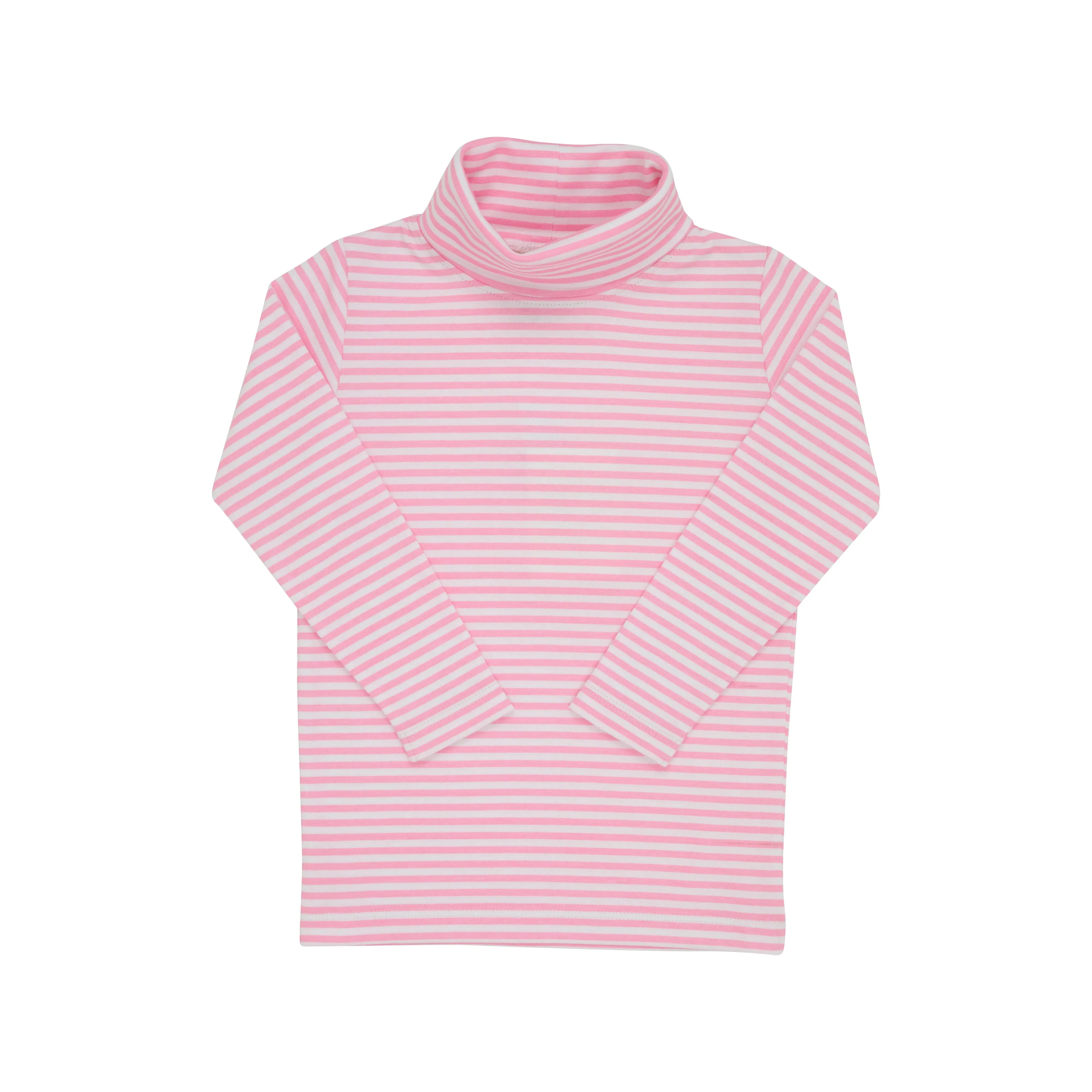 Tatum's Turtleneck - Hamptons Hot Pink Stripe