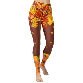 Thanksgiving Vibes Yoga Leggings