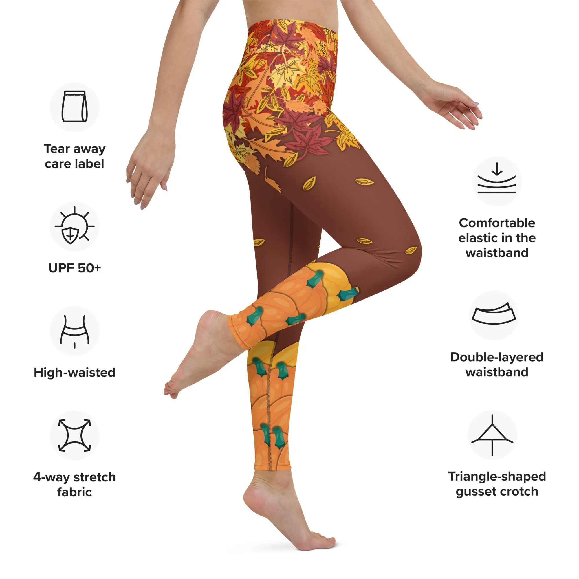 Thanksgiving Vibes Yoga Leggings