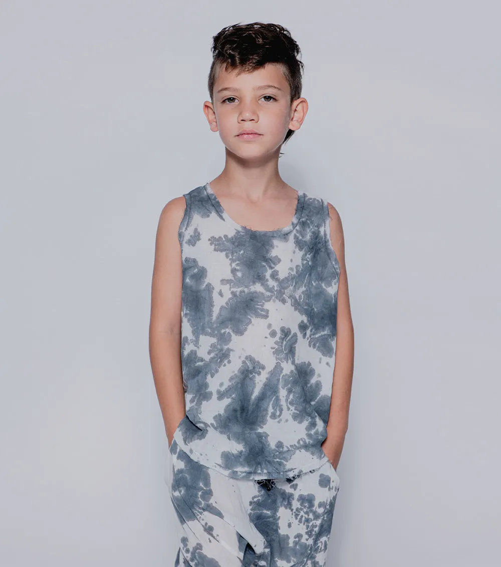 tie dye voile tanktop