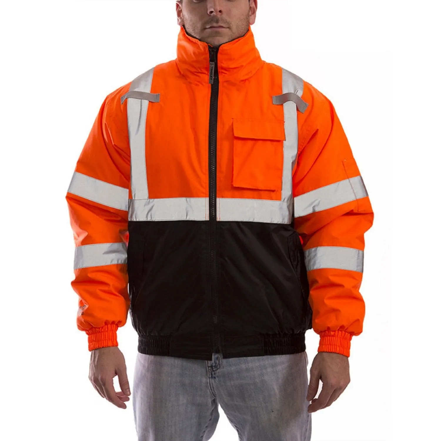 Tingley Bomber II Jacket, Orange J26119, Hi-Vis Insulated Safety Jacket