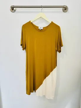 Tommy T-Shirt Dress (Mustard) - M