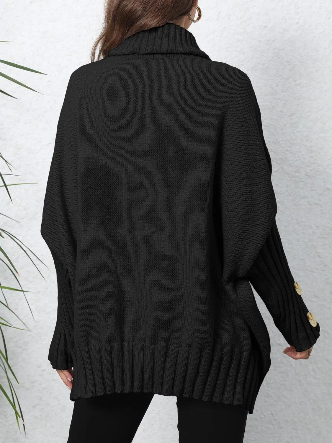 Turtleneck Long Sleeve Sweater