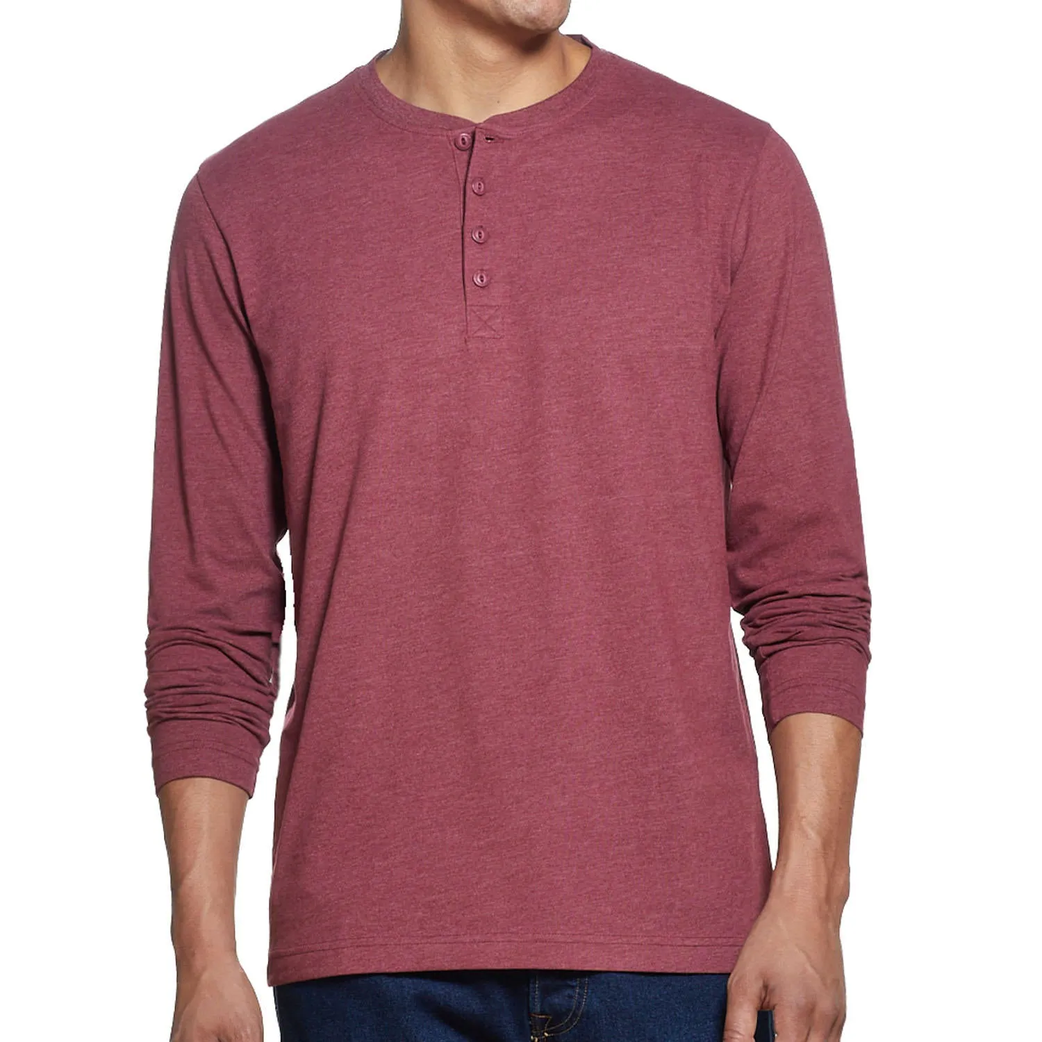 Weatherproof Brushed Knit Henley