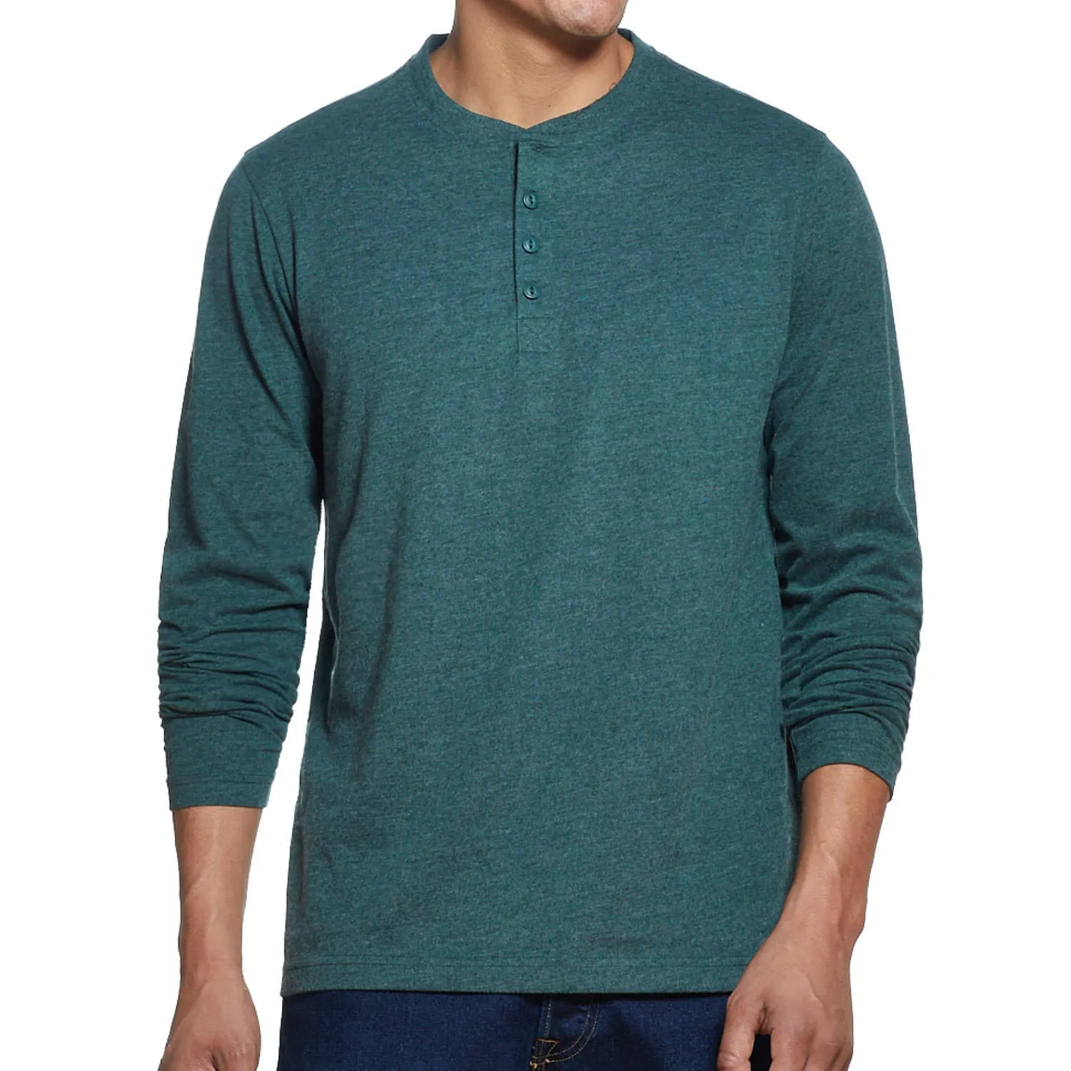 Weatherproof Brushed Knit Henley