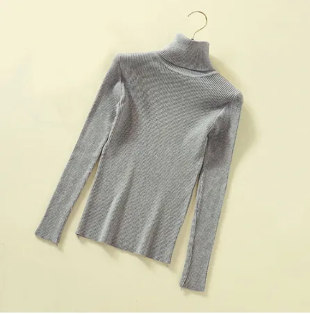 Women Turtleneck Sweaters Fashion Spring