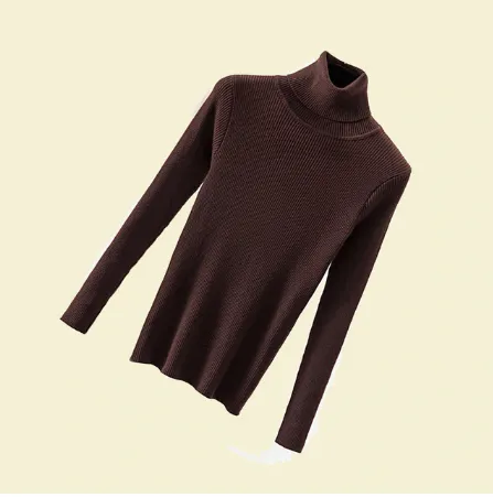 Women Turtleneck Sweaters Fashion Spring