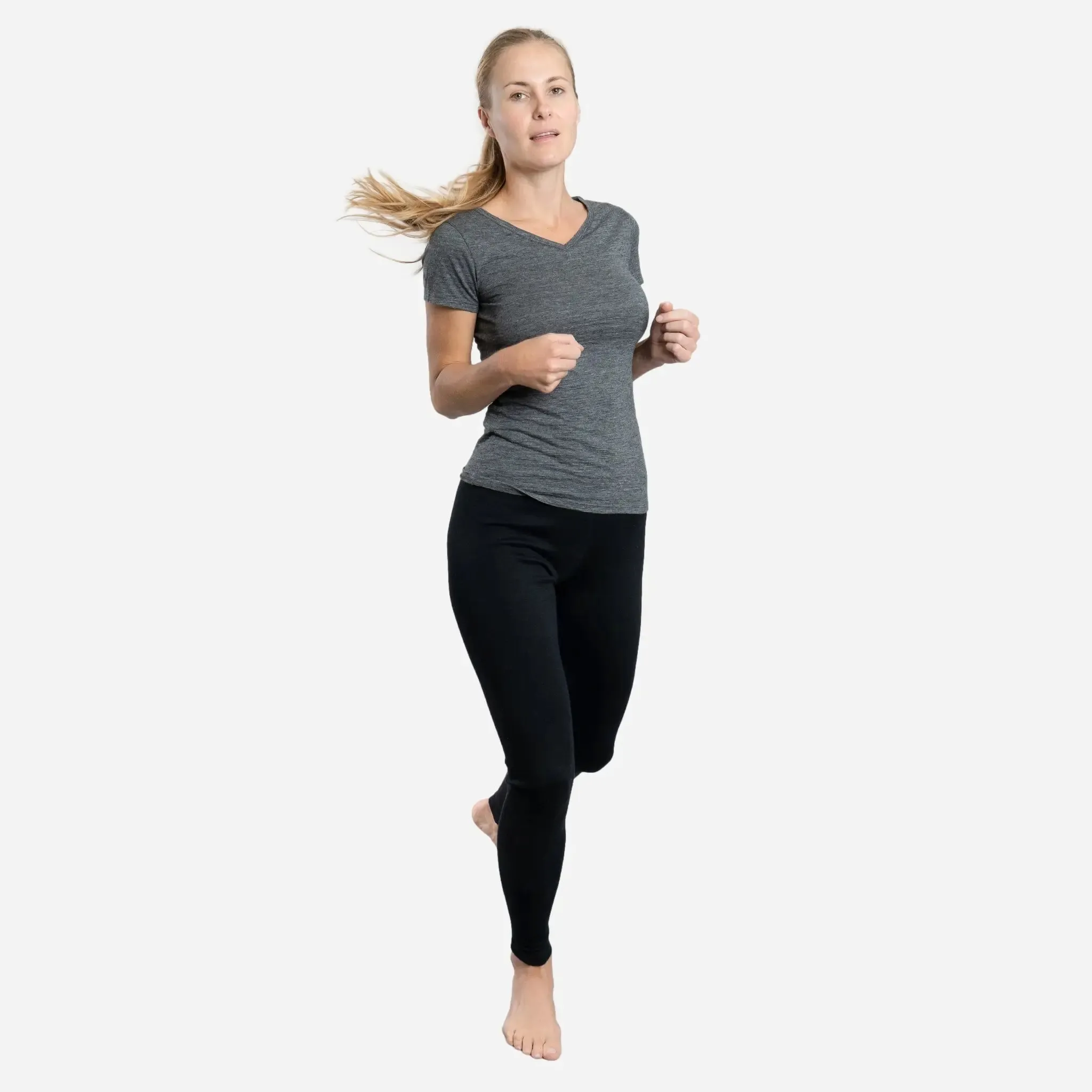 Women's Alpaca Wool Leggings: 420 Midweight