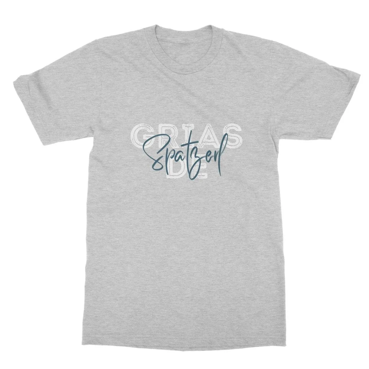 Women's Bavarian Graphic T-Shirt "Grias de, Spatzerl" script print - 5 colours