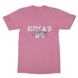 Women's Bavarian Graphic T-Shirt "Grias de, Spatzerl" script print - 5 colours