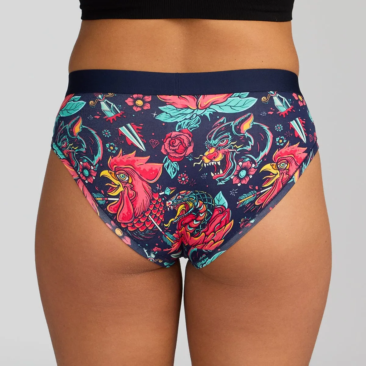 Women's Bikini Brief - Tattoo Parlours