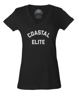 Women's Coastal Elite Vneck T-Shirt